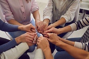 Group Of People Holding Hands