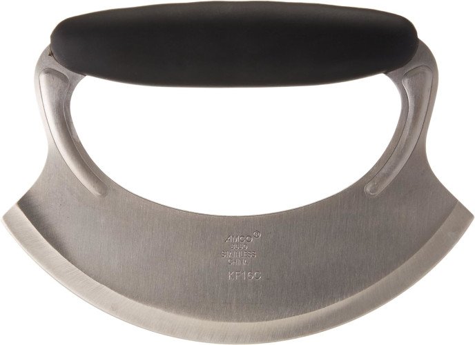 Stainless Steel Rocker Knife, Black