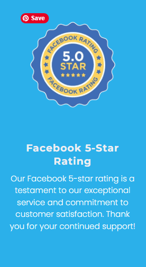 Facebook 5 star award