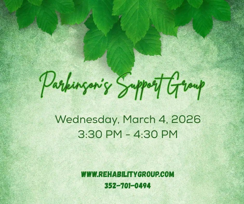 Parkinson's Support Group flyer