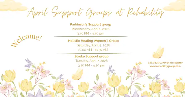 Rehability April 2026 Parkinson Group meeting
