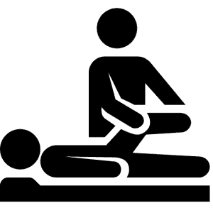 Get Back Your Life physical therapy logo showing a person with a backpack